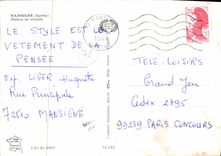 CPSM Mansigne Sarthe maison de retraite 