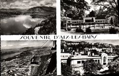CPA Souvenir d'Aix les Bains Bout du lac le Parc Teleferique Etablissement Thermal 