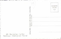 CPA Souvenir d'Aix les Bains Bout du lac le Parc Teleferique Etablissement Thermal