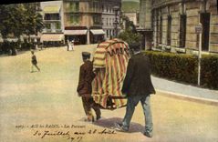 CPA Aix les Bains les Porteurs 