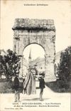 CPA Aix les Bains les Porteurs er Arc de Campanus Ruines Romaines 