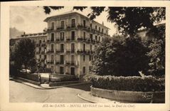 CPA Aix les Bains hotel Sevigne au fond la Dent du Chat 