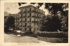 CPA Aix les Bains hotel Sevigne au fond la Dent du Chat 