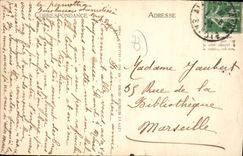 CPA Aix les Bains Musee Lamartine Ancienne Pension Chabert ou Lamartine rencontra Bivire