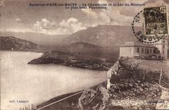 CPA Environs d'Aix les Bains la Chambotte et le Lac du Bourget le plus beau panorama 
