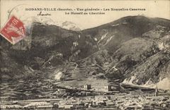 CPA Modane Ville Savoie vue generale les Nouvelles Casernes le Massif de Chaviere 
