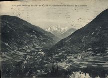 CPA Vallee de Brides les Bains Villarlurin et les Glaciers de la Vanoise 