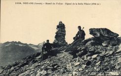CPA Modane Savoie Massif du Frejus Signal de la Belle Plinier 