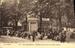 CPA Aix les bains pavillon de la source des Deux Reines 