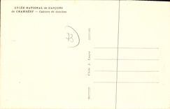 CPA Lycee national de garcons de Chambery Cabines de Douches 