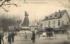CPA Chambery place et Monument du Centenaire 