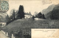 CPA Environs de Chambery le chateau de la Croix et le Nivolet 