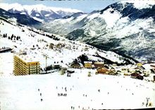 CPSM Courchevel Moriond vue general aerienne 