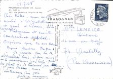 CPSM Pralognan la Vanoise Savoie vue generale et l'Aiguille de Mey 