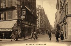 CPA Paris IX rue Richer 
