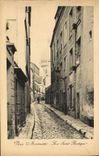 CPA Vieux Montmadre Rue Saint Rustique 