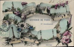 CPA Souvenir de Paris 