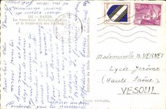 CPA Paris Le Carrefour Richelfeu Drouot et le Boulevard des Italiens