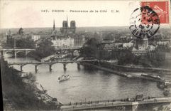 CPA Paris Panorama de la Cite 
