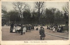 CPA Paris Parc Montsouris Une Allee 
