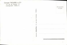 CPA Georges Troussel Rue de Turenne Paris