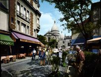 CPSM Paris Montmartre La Place du Tertre Tertre Square 