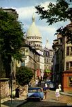 CPSM Paris Rue Norvins et Basilique du Sacre Coeur de Montmartre 