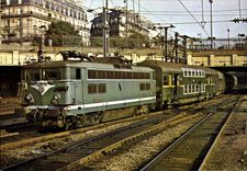 CPSM Cercle Quest Parisien D'Etudes Ferroviaires Une Rame a etage Etat de 1933 BB 17000