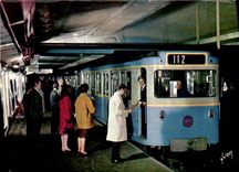 CPSM Paris Le Metro 