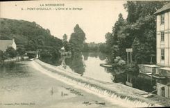 CPA La Normandie Pont D'Ouilly L'Orne et le Barrage 