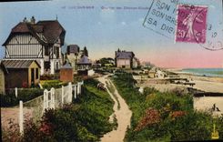 CPA Luc sur Mer Quartier des Champs Elysees 