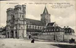 CPA La Normandie Caen Eglise de la Trinite Abbaye aux Dames 