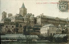 CPA L D Caen L'Hotel Dieu 