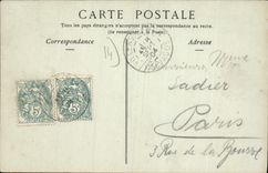 CPA Villers sur Mer La Digue a Maree haute
