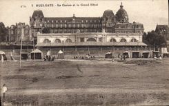 CPA Houlgate Le Casino et le Grand Hotel 
