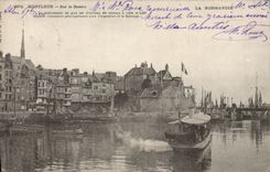 CPA Honfleur sur le Bassin 