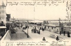 CPA Trouville Les Planches et Cabines de Bains 