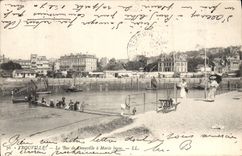 CPA Trouville Le Bac de Deauville a Maree basse 