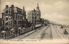 CPA Villers sur Mer Route de Deauville 