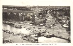 CPA Ouistreham Riva Bella Vue generale prise du Phare 