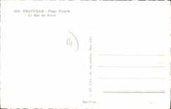 CPA Deauville Plage Fleurie Le Bar du Soleil