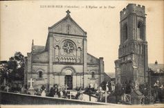 CPA Luc sur Mer Calvados L'Eglise et la Tour 