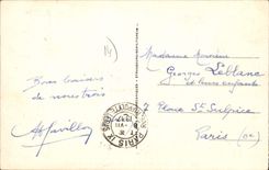 CPA Villerville La Digue a maree haute