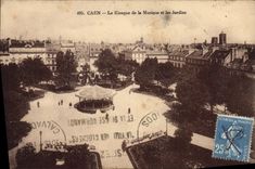 CPA Caen Le Kiosque de la Musique et les Jardins 