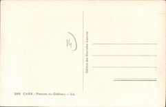 CPA Caen Poterne du Chateau 