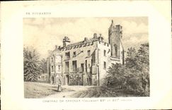 CPA En Normandie chateau de Creully Calvados VX siecle 