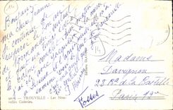 CPA Trouville les Nouvelles Galeries 