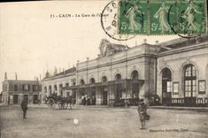 CPA Caen la Gare de l'ouest 