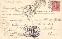 CPA Saint Aubin le pont Pasteur 
