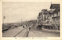 CPA Villers sur Mer hotel des Herbages et la Dique 